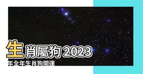 2023屬狗運勢|狗星座 2023 年預測：將是幸運和快樂的